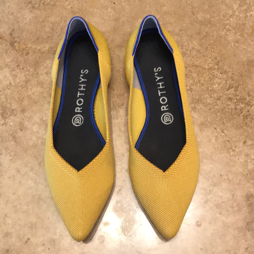 Rothy’s size 9.5 point in marigold
